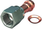 Łącznik z ruchomą nakrętką ze stali nierdzewnej (uszczelka) 3/4" MaxiPro