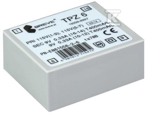 Transformer TPZ 10 2*115/2* 6V - 16006-8996