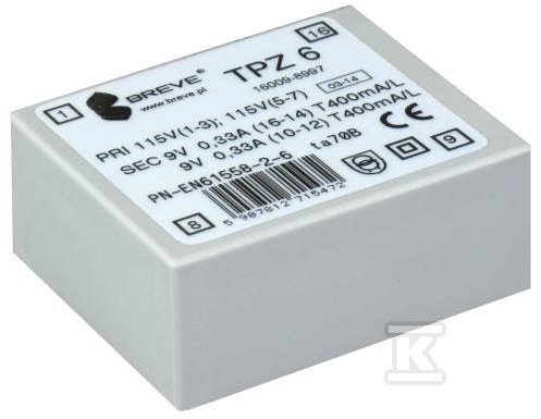 Transformer TPZ 10 2*115/2* 9V - 16009-8996