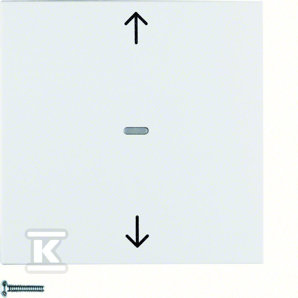 Przycisk żaluzjowy, biały, mat KNX RF - 85245288