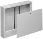 Wall mounted cabinet 485x580x110 Onnline for 6 circuits, closed with a coin