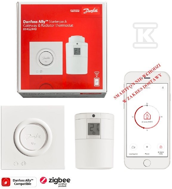 Danfoss Ally Starter KIT - Gateway and - 014G2440