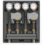 Pump group KOMBIMIX-ONNLINE for 2 circuits (without mixers)