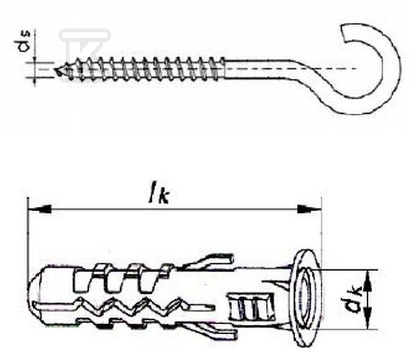 Złącze rozporowe metalowo-tworzywowe - B2067114-10E