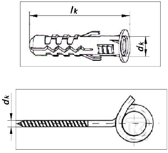 Złącze rozporowe metalowo-tworzywowe - B2067077-10E