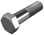 Hexagon head bolt DIN 933 M10x40 Onnline pkg of 10