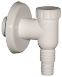 White over-plaster washing machine siphon Onnline