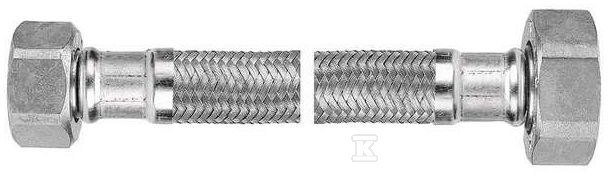 Steel braided hose L-50 cm 1/2"X3/8" - HAN495