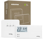 AURATON Pavo SET - Weekly, wireless temperature controller with a heating device controller (set), (successor of the R30 RT model)