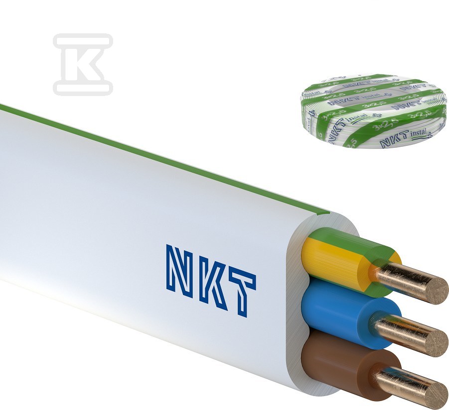 Inštalačný kábel YDYP 3x2,5 750V NKT - 172152002C0100