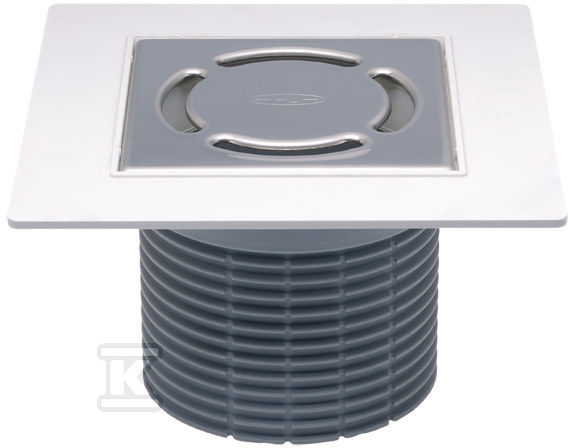 Drain attachment with PVC flange, - HL37NP.1