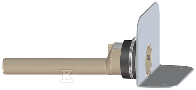 Wpust attykowy z kołnierzem PVC do - HL68P.0/50