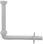 Anschlusswinkel für Waschbecken DN32x5/4", weiß