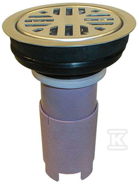 Lejek fi110mm z kratką ze stali - HL307