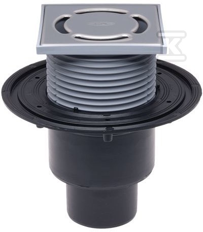 Wpust stropowy DN50/75/110 pionowy z - HL310N