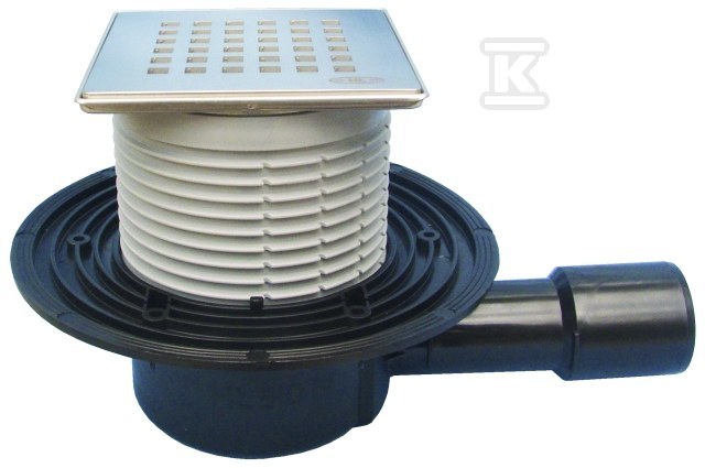 Wpust stropowy DN40/50 poziomy z - HL510PRBLUE-3120