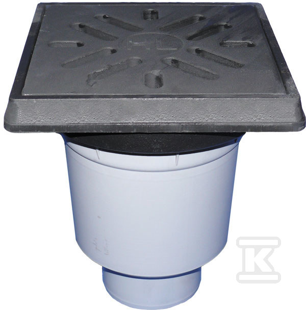 Wpust podwórzowy Perfekt DN160 z - HL606.1W/5