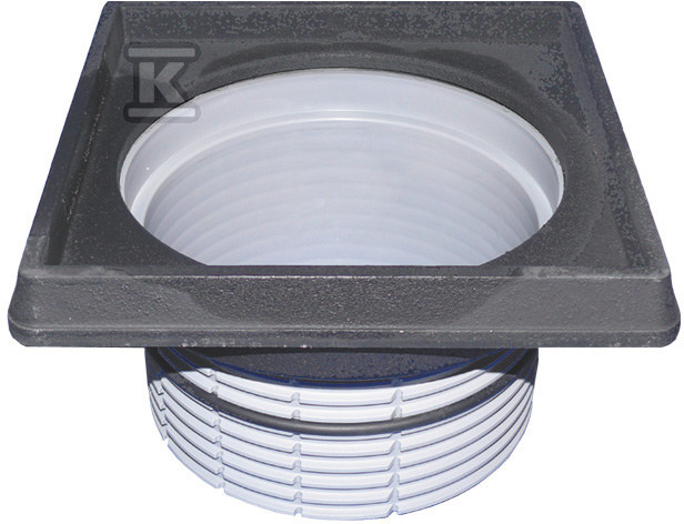 Nasada wpustu z ramą żeliwną 260x260mm, - HL608.1