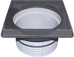 Nasada wpustu z ramą żeliwną 260x260mm, O-Ring