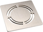 Kratka ze stali szlachetnej w kolorze mosiężnym 138x138mm "Hamam"