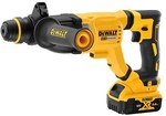 DEWALT 18V akkurendszer XR SDS-Plus 3.0J ütvefúró, 28mm, kefe nélküli motor, AVC 9.1m/s, 0-1165rpm, 0-4300bpm, tömeg 3.3kg (akkuval), 1db 5.0Ah akkumulátor, töltő, csomagtartó