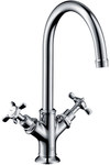 Bateria umywalkowa Hansgrohe Axor Montreux dwuuchwytowa, DN15 - nikiel szczotkowany 16502820