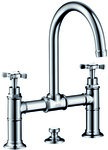 Bateria umywalkowa Hansgrohe Axor Montreux dwuuchwytowa z mostkiem, DN15 chrom 16510000