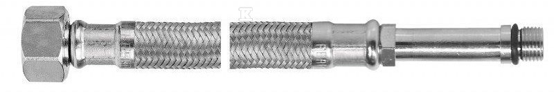 Steel braided hose L-50 cm 10x1/2" long - HAN496