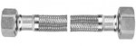 Steel braided hose L-30 cm 3/8"x3/8" n-n