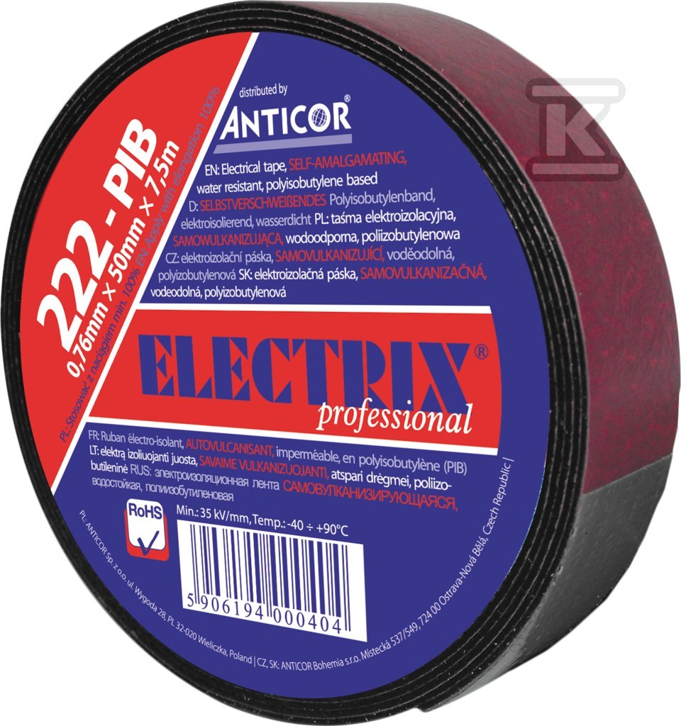 Páska ELECTRIX 222-PIB 19mm x 3,5m - PE-222PIB0-0019003