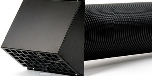 高評価アイテム Wyrzutnia/czerpnia aluminium O200/170, - KERMI ścienna その他