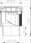 Napowietrzacz DN75/90/110 izolowany termicznie