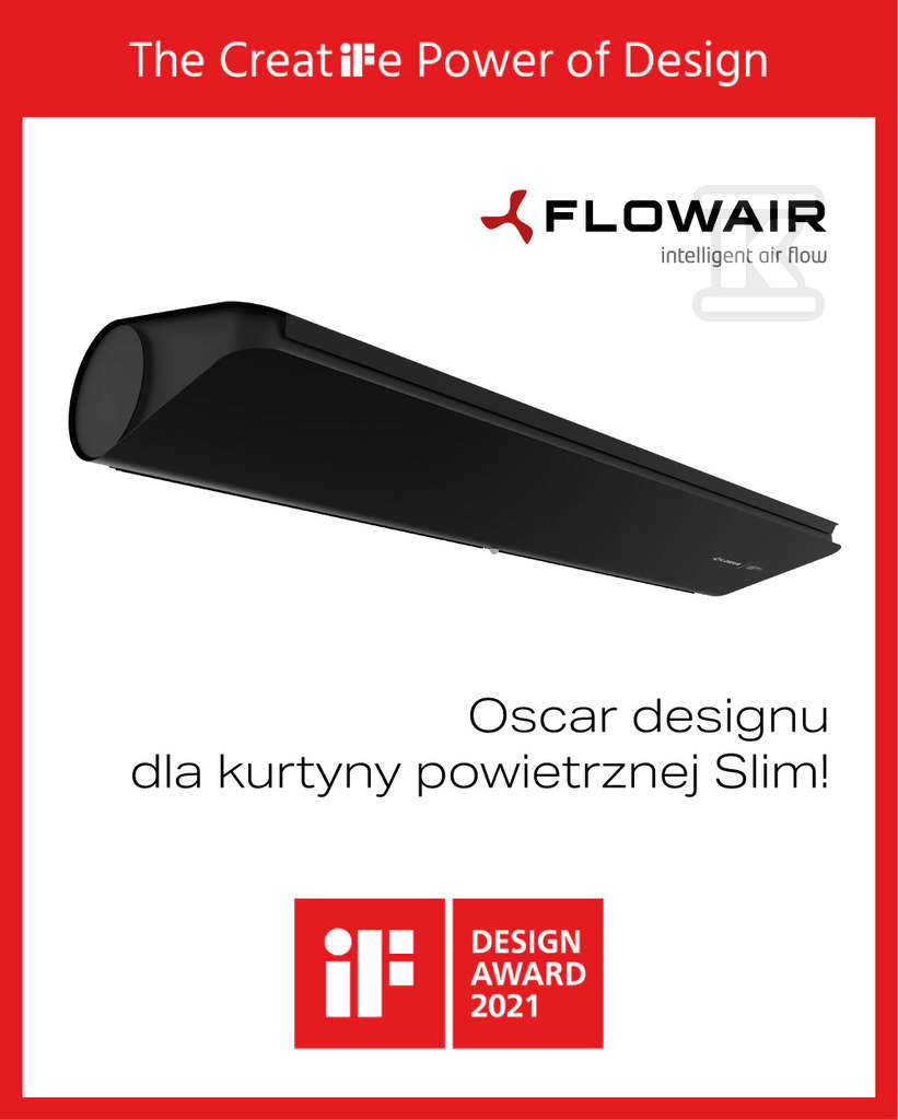Kurtyna powietrzna elektryczna SLIM - 56205