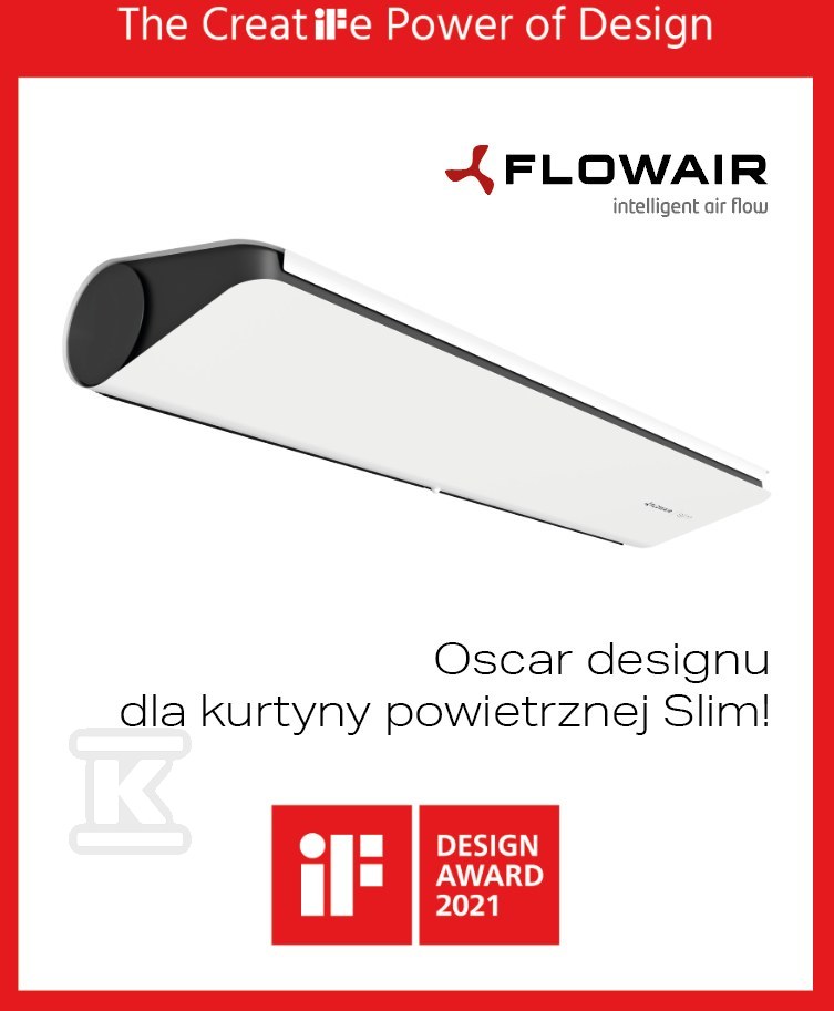 SLIM W-100 vízajtófüggöny fehér - 56102