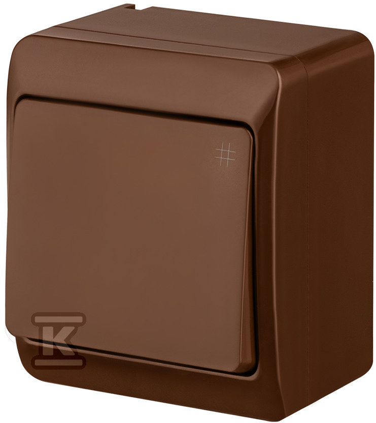 Łącznik krzyżowy, natynkowy, IP44, - 0338-06