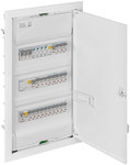 Flush-mounted distribution board MT ONNLINE 3x12 modular IP30 (N+PE) metal door (36 modules)