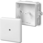 6-outlet surface-mounted box without insert with ears IP55 5x2.5mm2