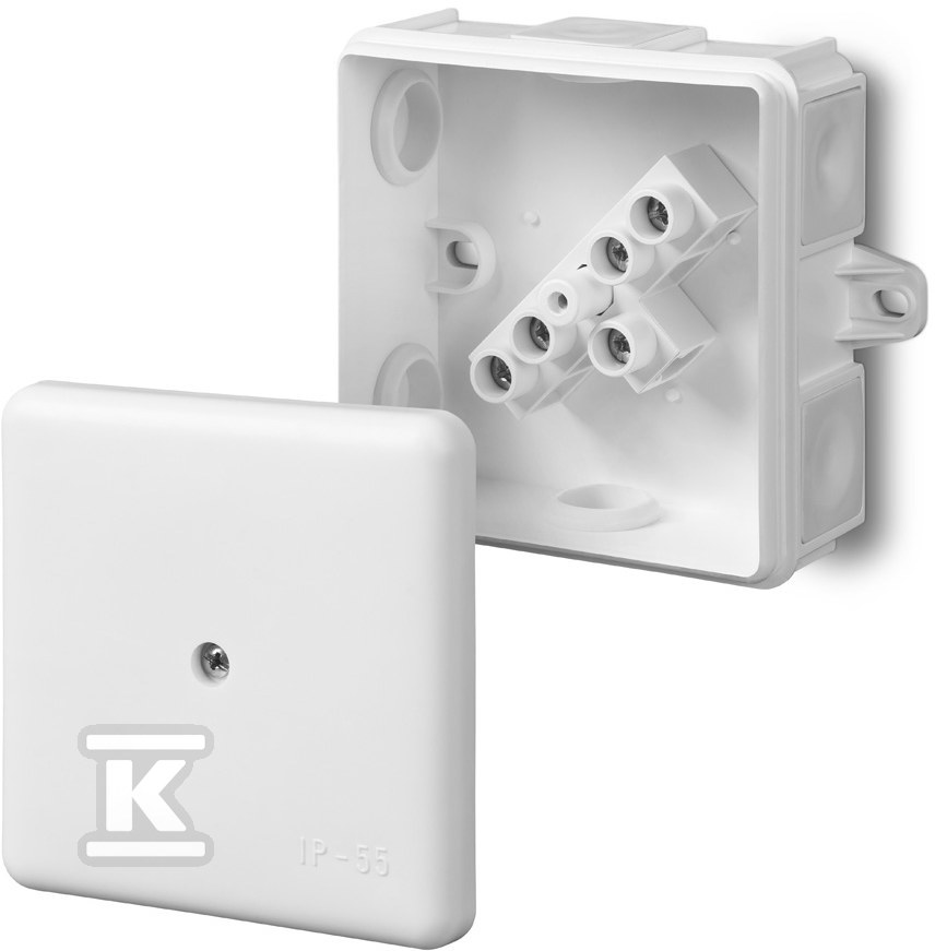 6-outlet surface-mounted box with 2x2.5 - 0226-11