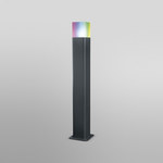 Oprawa ogrodowa LED słupkowa, SMART+ 9,5W 3000K 450lm, RGB+W, h=50cm, IP44, szara, ze sterowaniem WiFi