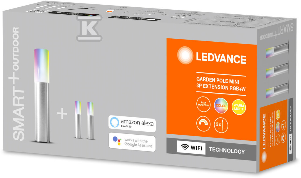 Oprawa ogrodowa LED słupkowa ze - 4058075478251