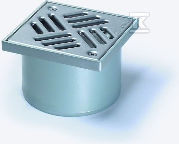 Base with a stainless steel grate - 27191