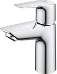 BauEdge basin mixer, DN 15, size S, with push-open plug, flow 5.7 l / min.