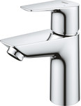 BauEdge basin mixer, DN 15, size S, with push-open plug, flow 3.5 l / min.