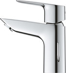 BauEdge basin mixer, DN 15, size S, with waste set, flow 5.7 l / min., Economy head