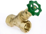 Slope valve DN15, type 1501, internal thread 1/2", shut-off valve with non-rising stem