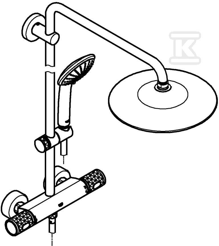 Euphoria System 260 Shower system with - 27296003