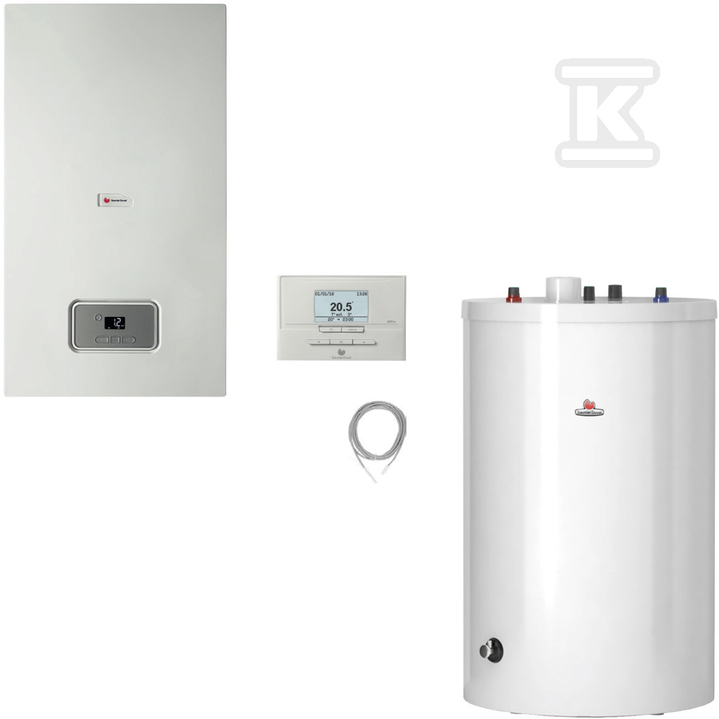 Condensing boiler with water tank and - 0010023593