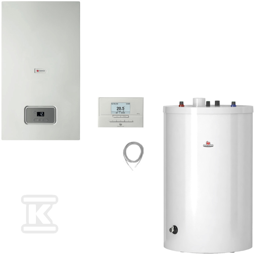 Condensing boiler with water heater and - 0010023589