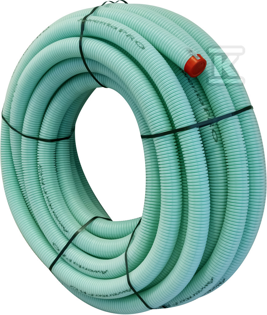 Rura elastyczna fi75 transparent green - VFG75