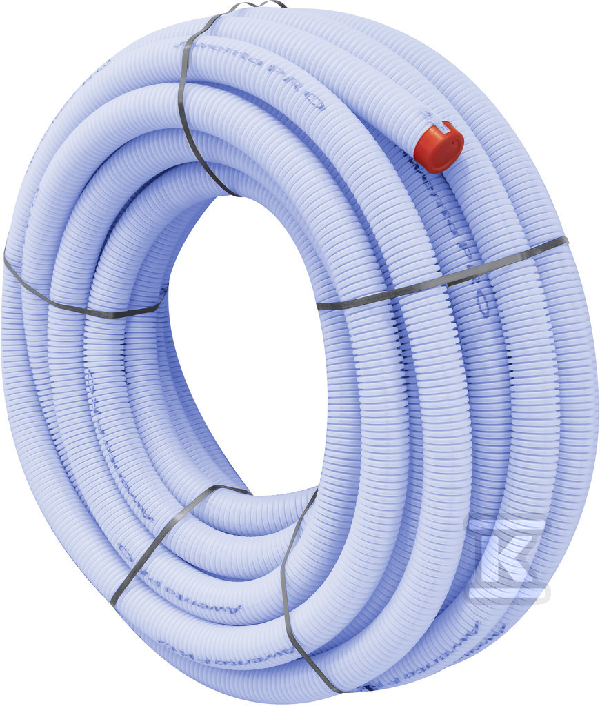 Rura elastyczna fi75 transparent blue - VFB75